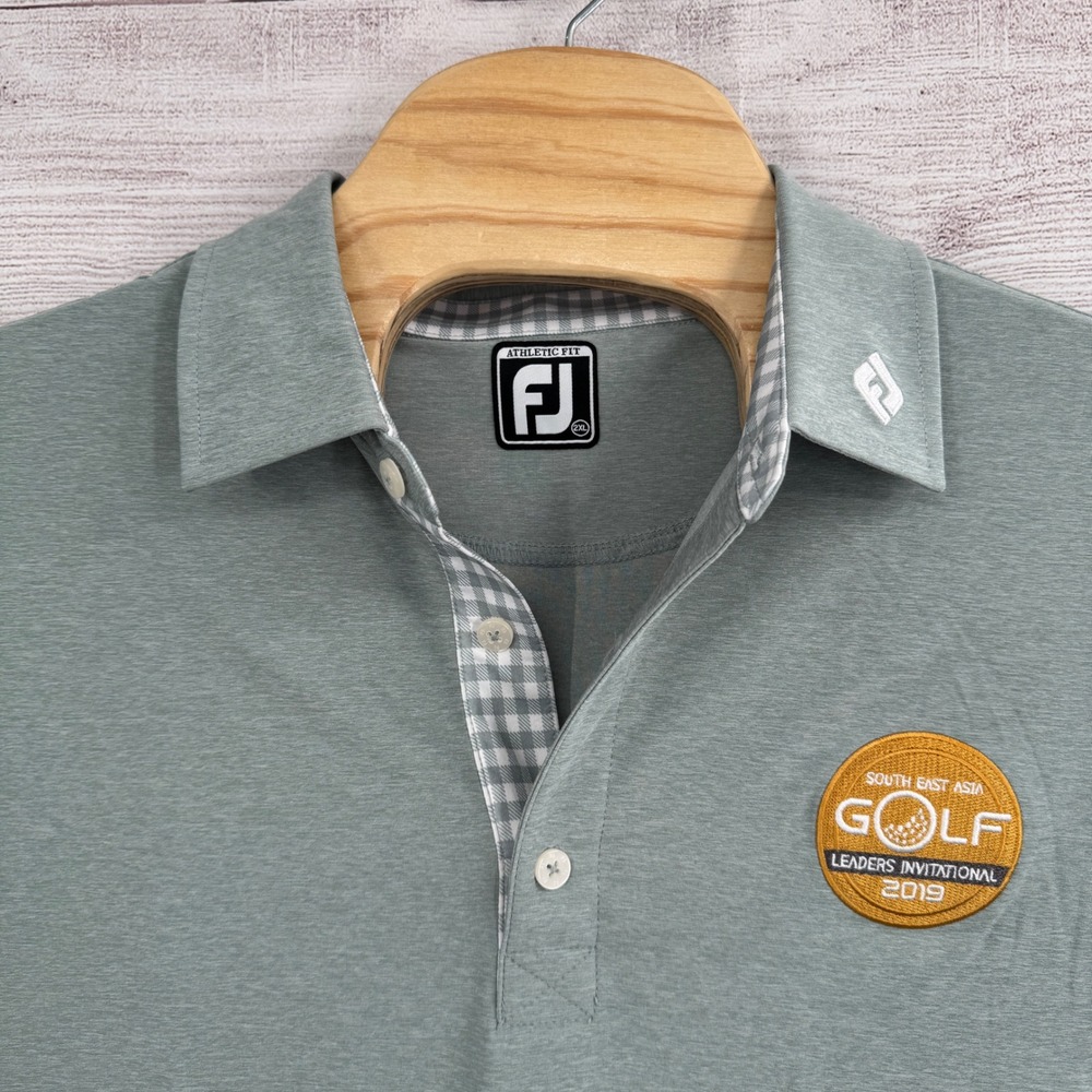 FootJoy Golf Polo Shirt 2XL‎ Athletic Fit South East Asia Leaders Invitational